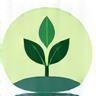 Icon of a green leaf