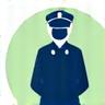 Icon of a person in uniform